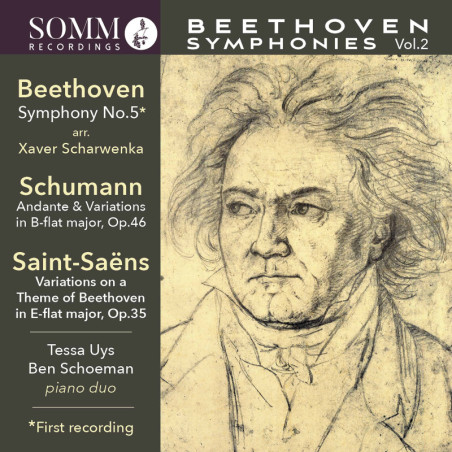 Beethoven Symphonies transcrites pour 4 mains, vol.2 / Tessa Uys, Ben Schoeman, pianos