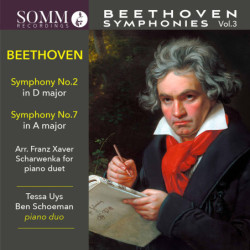 Beethoven Symphonies transcrites pour 4 mains, vol.3 / Tessa Uys, Ben Schoeman, pianos