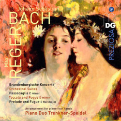 Bach/Reger Les Concertos brandebourgeois & Suites orchestrales, Piano Duo Trenkner-Speidel