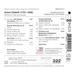 Anton Diabelli Oeuvres pour flûte et guitare Dabringhaus, Habibi