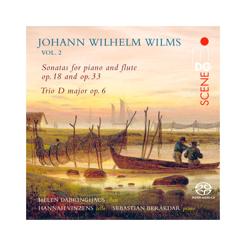 JOHANN WILHELM WILMS Sonates pour flûte et piano, Helen Dabringhaus, flûte, vol.2