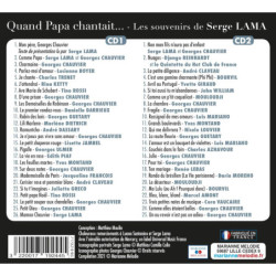 SERGE LAMA Quand Papa Chantait…Les Souvenirs de Serge Lama en 50 Chansons