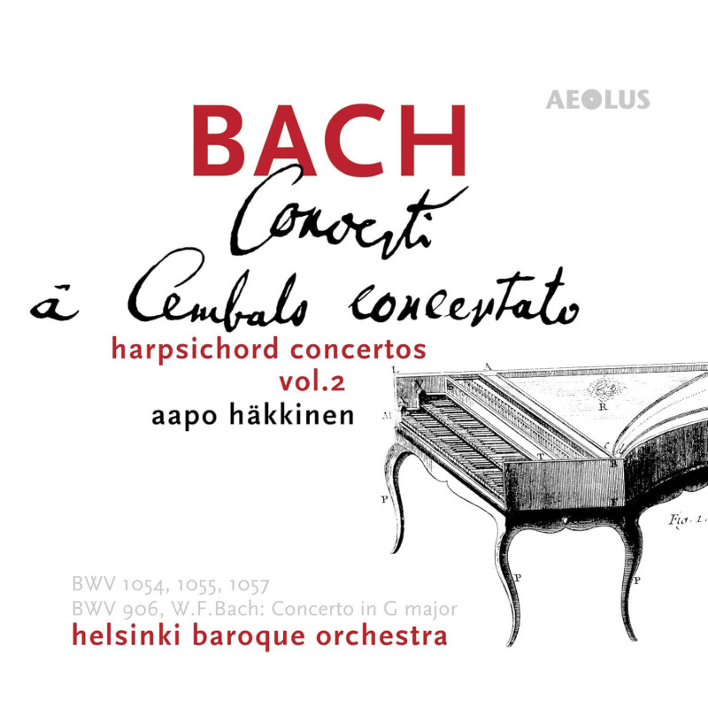 J.S. Bach (1685-1750), W.F. Bach - Intégrale des concertos pour clavier, vol.2 / Hakkinen