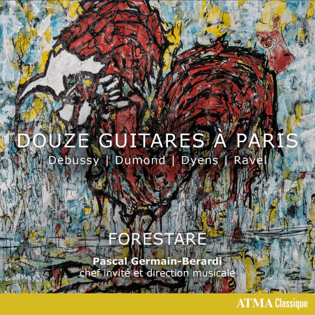 Douze Guitares à Paris, Debussy, Dyens, Ravel, Dumont, Jacques David