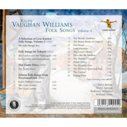 Ralph Vaughan Williams Folks songs vol.4, Roderick Williams