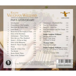 Ralph Vaughan Williams, Pan's anniversary, Britten Sinfonia