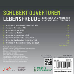 Schubert Ouvertures / Hansjörg Schellenberger