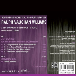 Ralph Vaughan Williams Symphonie n°1 "A Sea Symphony" Serenade, to Music, Denis Russell Davies