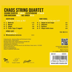 Haydn, Ligeti, Hensel Chaos String Quartet