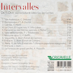 Intervalles, Musique pour flûte et harpe, Delta Duo