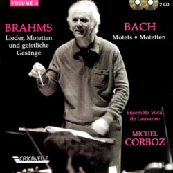 Bach Motets Brahms Lieder, Motets et Geistlieche gesange Michel Corboz