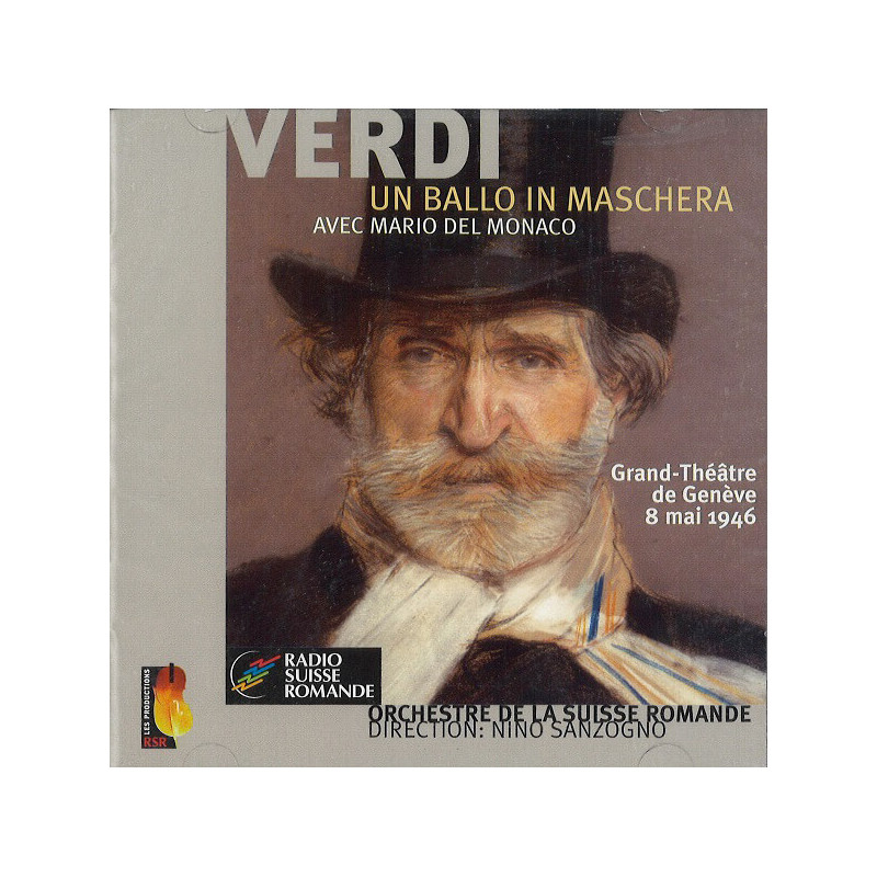 Verdi Un bal masqué Mario del Monaco, Giuletta Simionato