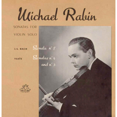 Michael Rabin joue Bach et Isaye (vinyle)