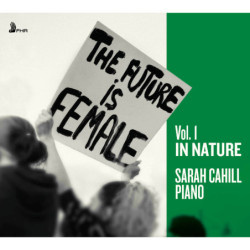 The furture is female, Sara Cahill, piano