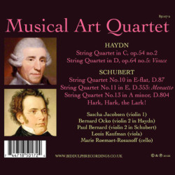 Musical Art Quartet, Haydn Mozart