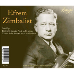 Efrem Zimbalist, violon