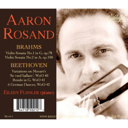 Aaron Rosand, le 1er enregistrement, Brahms, Beethoven