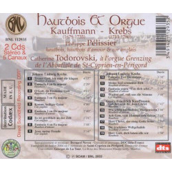 KAUFFMANN/KREBS Hautbois et orgue Pelissier, Todorovski