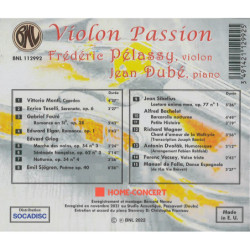 Violon Passion, Frédéric Pélassy, Jean Dubé