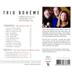 Tchaïkvoski Piazzolla Les Saisons Trio Bohème