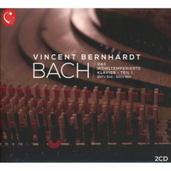 Bach Le Clavier bien tempéré, livre I & II par Vincent Bernardht