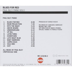 Paul Bley Blues for Red