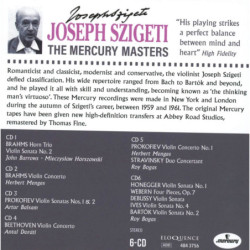 Joseph Szigeti The Mercury Masters