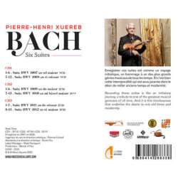 Bach, suites BWV 1007-1012, Pierre-Henri Xuereb, alto