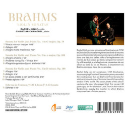 Johannes Brahms Les sonates pour violon et piano, Kolly, Chamorel