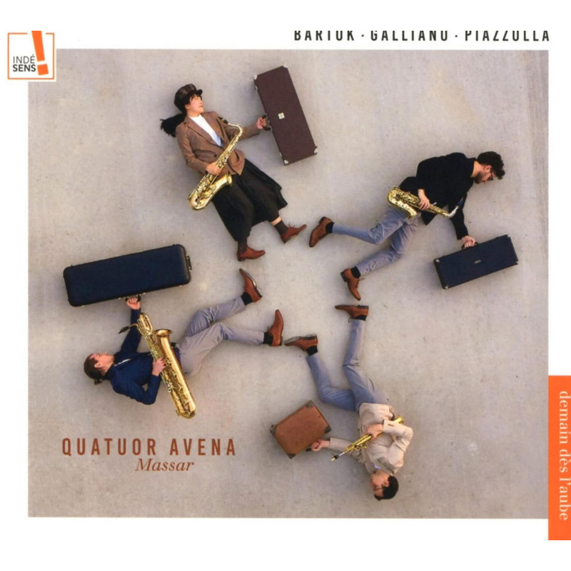 Bartok, Galliano, Piazzolla Quatuor Avena