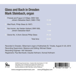 Bach et Glass à Dresde / Mark Steinbach