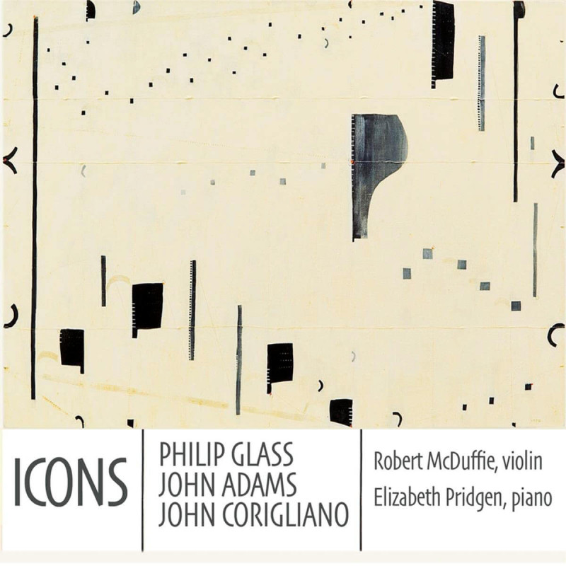 Glass, Adams, Corigliano, Icons