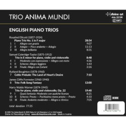 Trios anglais pour piano / Trio Anima Mundi