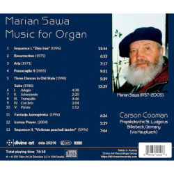 MARIAN SAWA (1937-2005) Musique d’orgue : Carson Cooman