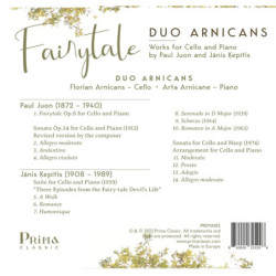 Paul Juon, Janis Kepitis, oeuvres pour violoncelle et piano, Duo Arnicans