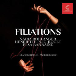 Filliations  Nadia Boulanger, Henriette Pui-Roger, Elsa Barraine, Clarisse Dalles, Anne Le Bozec