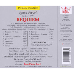 Pleyel Requiem Jean-Pierre Loré