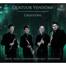 Créations Bacri, Beffa, Escaich, Connesson, Mantovani,  Quatuor Vendôme