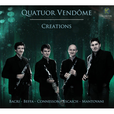 Créations Bacri, Beffa, Escaich, Connesson, Mantovani,  Quatuor Vendôme