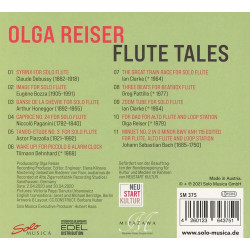 Flute Tales Debussy, Bozza, Honegger, Bach... Olga Reiser