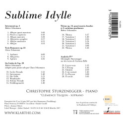 Clara et Robert Schumann, Sublime Idylle par Christophe Sturzenegger