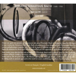 Bach Les Variations Goldberg, Jean-Luc Ho, clavecin