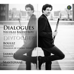 Nicolas Baldeyrou Dialogues Boulez, Jarrell, Mantovani