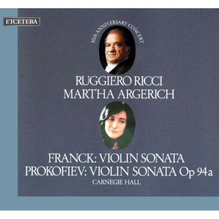 Ruggiero Ricci/Martha Argerich - The Carnegie Hall live recording