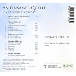 Strauss An Einsamer Quelle - Chrsitophe Sturzenegger