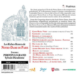 Les Riches Heures de Notre-Dame de Paris,  Ensemble Pérotin le Grand,  Sylvain Dieudonné