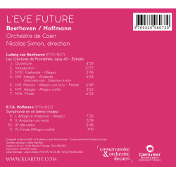 Beethoven, Hoffmann / L'Eve future, Orchestre de Caen, Nicolas Simon