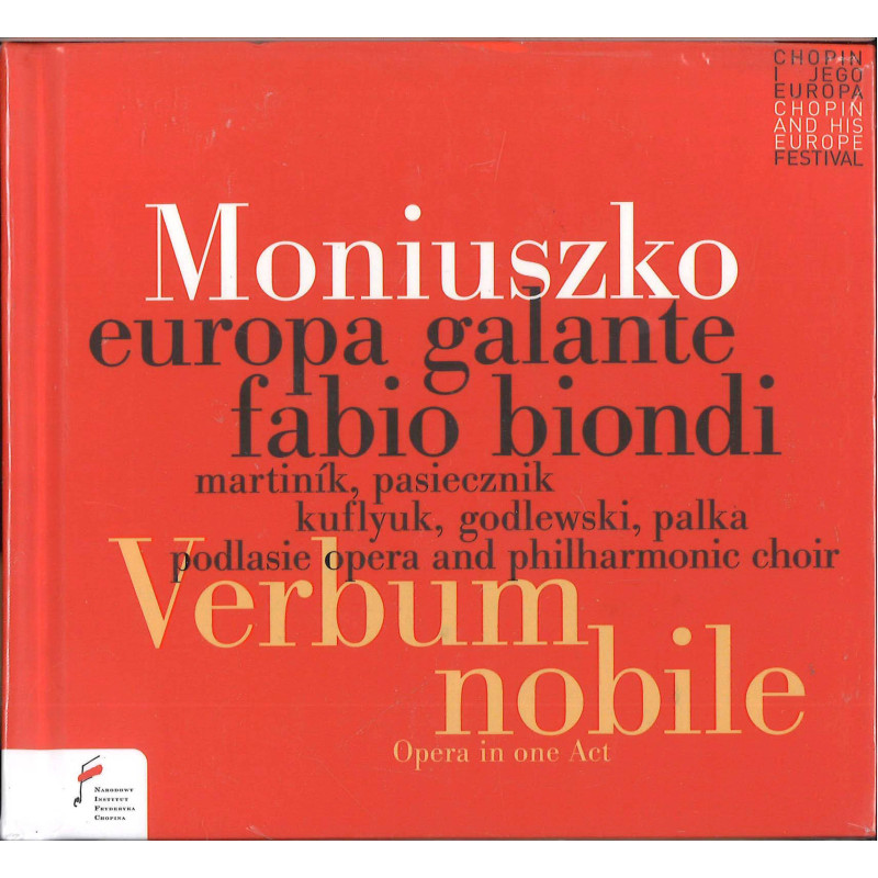 Stanislaw Moniuszko (1819-1872) Verbum nobile, Fabio Biondi