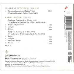 Lipinski, Symphonies, Moniuszko, Bajka, Dirk Vermeulen