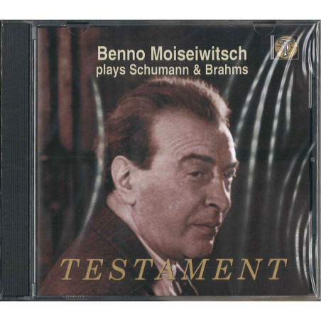 BENNO MOISEIWITSCH, piano, Brahms, Schumann